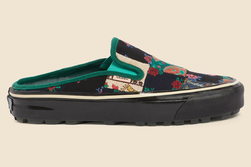 Gucci, Vans, collaborations, capsule collection, sneakers, flat sneakers, unisex sneakers, leather sneakers, rubber sneakers, suede sneakers, patchwork sneakers, floral sneakers, slip-on sneakers, mules, flat mules, sneaker mules