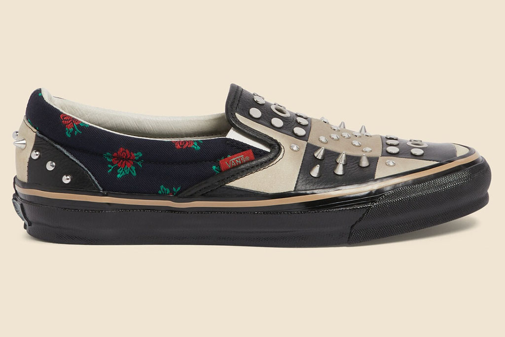 Gucci, Vans, collaborations, capsule collection, sneakers, flat sneakers, unisex sneakers, leather sneakers, rubber sneakers, suede sneakers, patchwork sneakers, floral sneakers, studded sneakers, slip-on sneakers, black sneakers, white sneakers