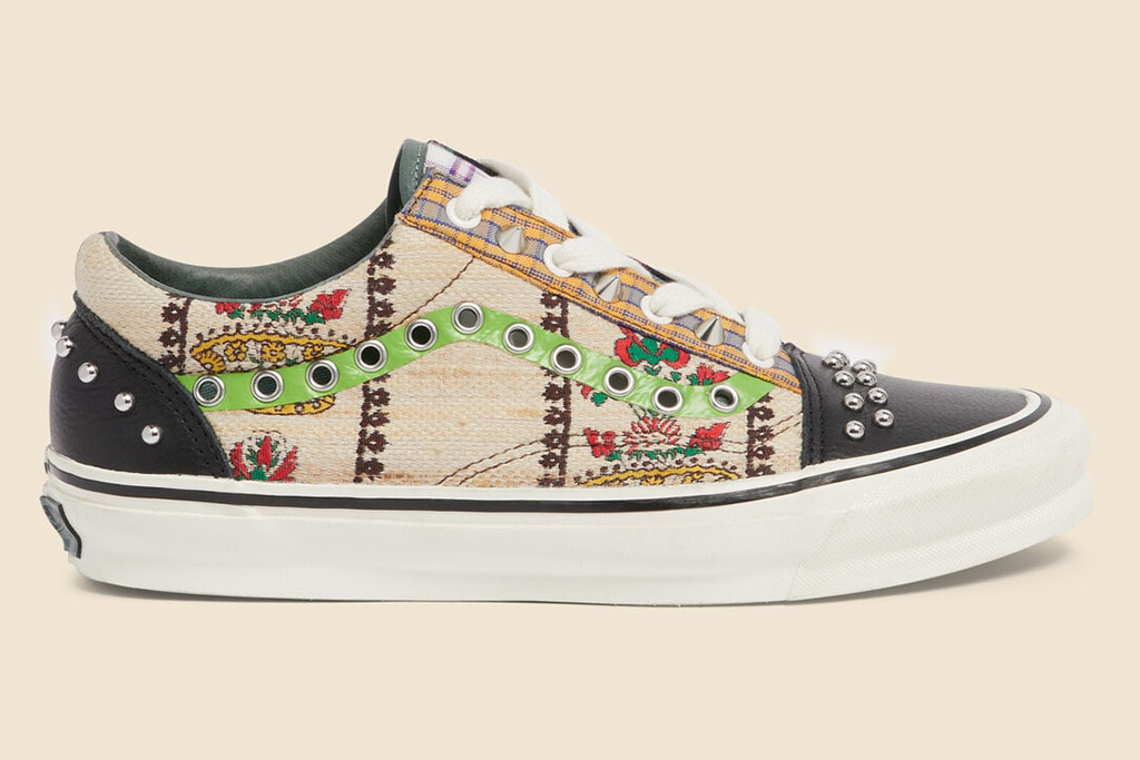 Gucci, Vans, collaborations, capsule collection, sneakers, flat sneakers, unisex sneakers, leather sneakers, rubber sneakers, suede sneakers, patchwork sneakers, floral sneakers, lace up sneakers, studded sneakers, low-top sneakers, leather sneakers