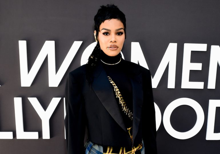 Teyana Taylor Serves Edgy Glamour in Plaids & Sharp Heels at Essence Black Women in Hollywood Awards 2023