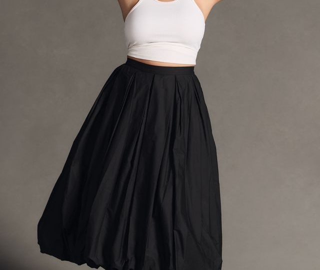 This Anthropologie Bubble Skirt Has Main-Character Energy