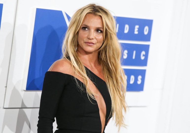Britney Spears Dances in Shorts & Platform Heels at Home