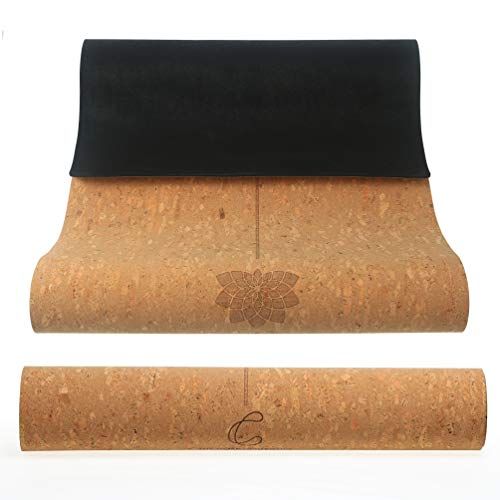CorkTec Non Slip Thick Cork Yoga Mat 